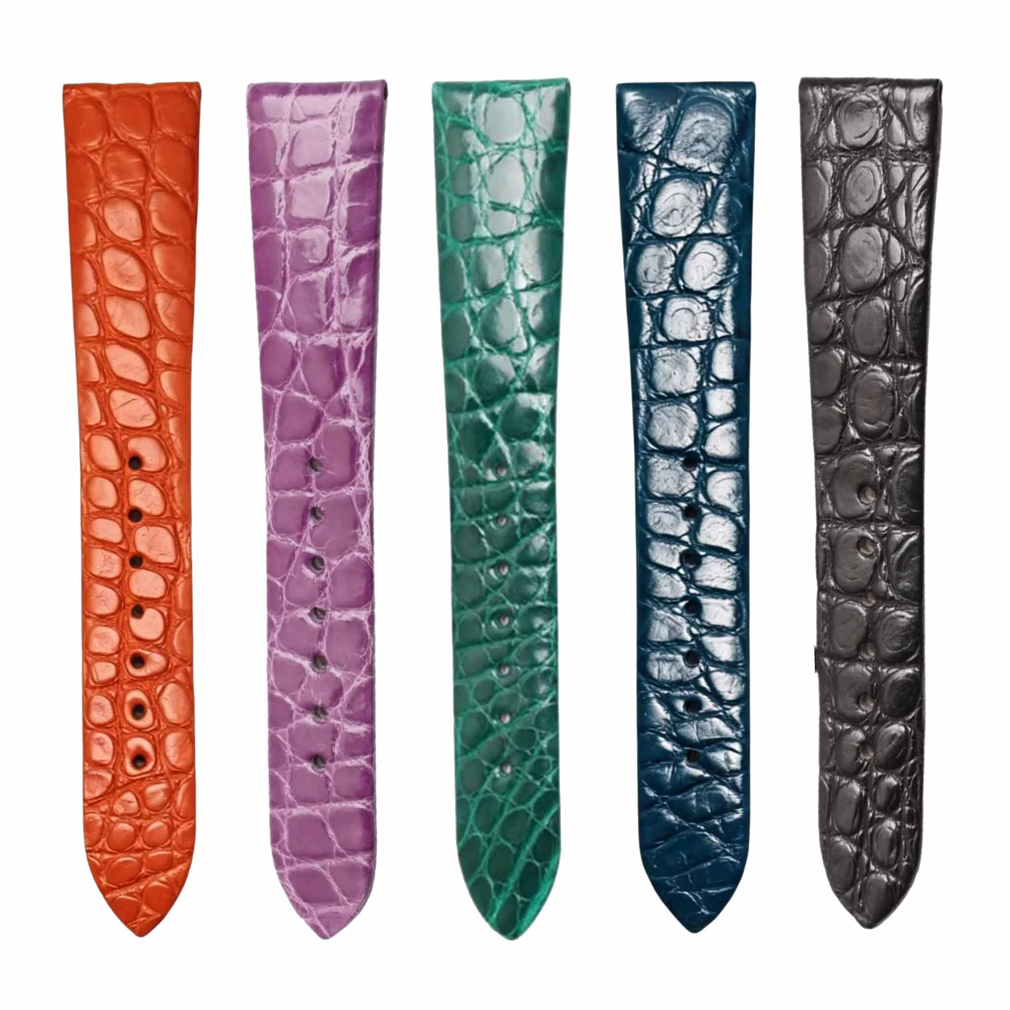 Carl F. Bucherer Manero Alligator Watch Strap Color Comparison Chart