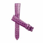 Carl F. Bucherer Manero Alligator Leather Watch Strap Cross View