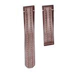 Carl F. Bucherer Patravi 00.10625.13.33.01 Calf Leather Watch Strap Brown White Stitching Deployant Clasp