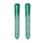 Green Alligator Leather Replacement Watch Strap For Ballon Bleu W6920097 WE900351 WE902063
