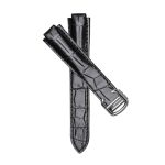 Cartier Ballon Bleu W6900651 W69016Z4 Alligator Leather Watch Strap Cross View Display