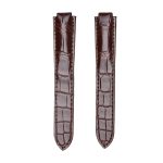 Cartier Ballon Bleu W6900651 W69016Z4 Alligator Leather Watch Strap Brown Front