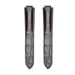 Cartier Ballon Bleu W6900651 W69016Z4 Alligator Leather Watch Strap Brown Double Pointed End Front