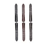 Cartier Ballon Bleu W6900651 W69016Z4 Alligator Leather Watch Strap Multi Color Front