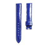 Blue Cane Grain Genuine Alligator Leather Watch Strap For Chopard Happy Sport 278509-6001