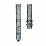 Dark Green Alligator Leather Watch Strap Front View For Chopard Happy Sport 278608 278582