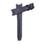 Cane Grain Calf Leather Watch Strap Dark Blue For Christian Dior Bagheera 46-153 Vintage Watch Back View