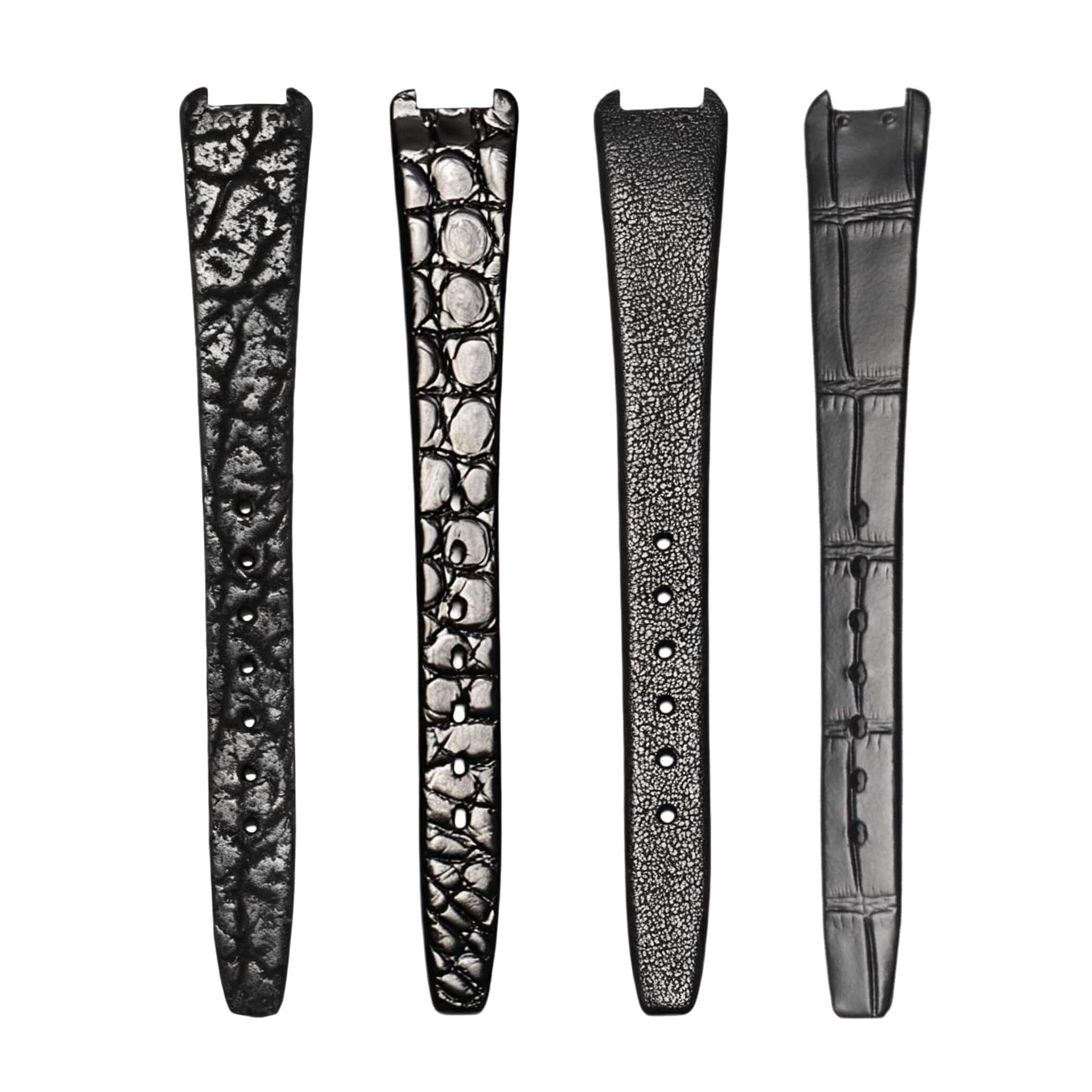 Custom Leather Replacement Watch Strap Compatible With Christian Dior Bagheera 46-153