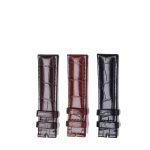 3-Color Alligator Leather Watch Straps With Leather For Corum Golden Bridge 113.161.69