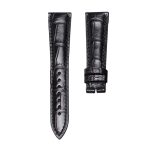 Alligator Leather Watch Strap Black 18*16mm For Franck Muller Double Mystery 5850 SC D