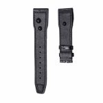 IWC Pilot IW377701 Alligator Leather Watch Strap Black Back Display