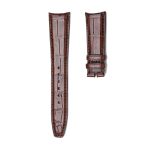 IWC Portofino IW356501 IW371605 Alligator Leather Watch Strap Brown Curved Deployant Buckle Front