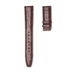 IWC Portofino IW356501 IW371605 Alligator Leather Watch Strap Brown Straight Deployant Buckle Front