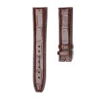 IWC Portofino IW356501 IW371605 Alligator Leather Watch Strap Brown Straight Pin Buckle Front