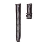 IWC Portofino IW356501 IW371605 Alligator Leather Watch Strap Dark Brown Straight Deployant Buckle Front