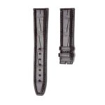 IWC Portofino IW356501 IW371605 Alligator Leather Watch Strap Dark Brown Straight Pin Buckle Front