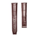 Brown Cane Grain Alligator Watch Strap 105+90 For Maurice Lacroix Masterpiece MP6347