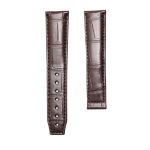 Dark Brown Cane Grain Alligator Watch Strap 105+90 For Maurice Lacroix Masterpiece MP6347