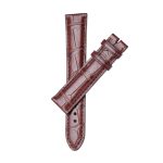 Montblanc Star Classique U0107115 Alligator Leather Watch Strap Brown Cross Display