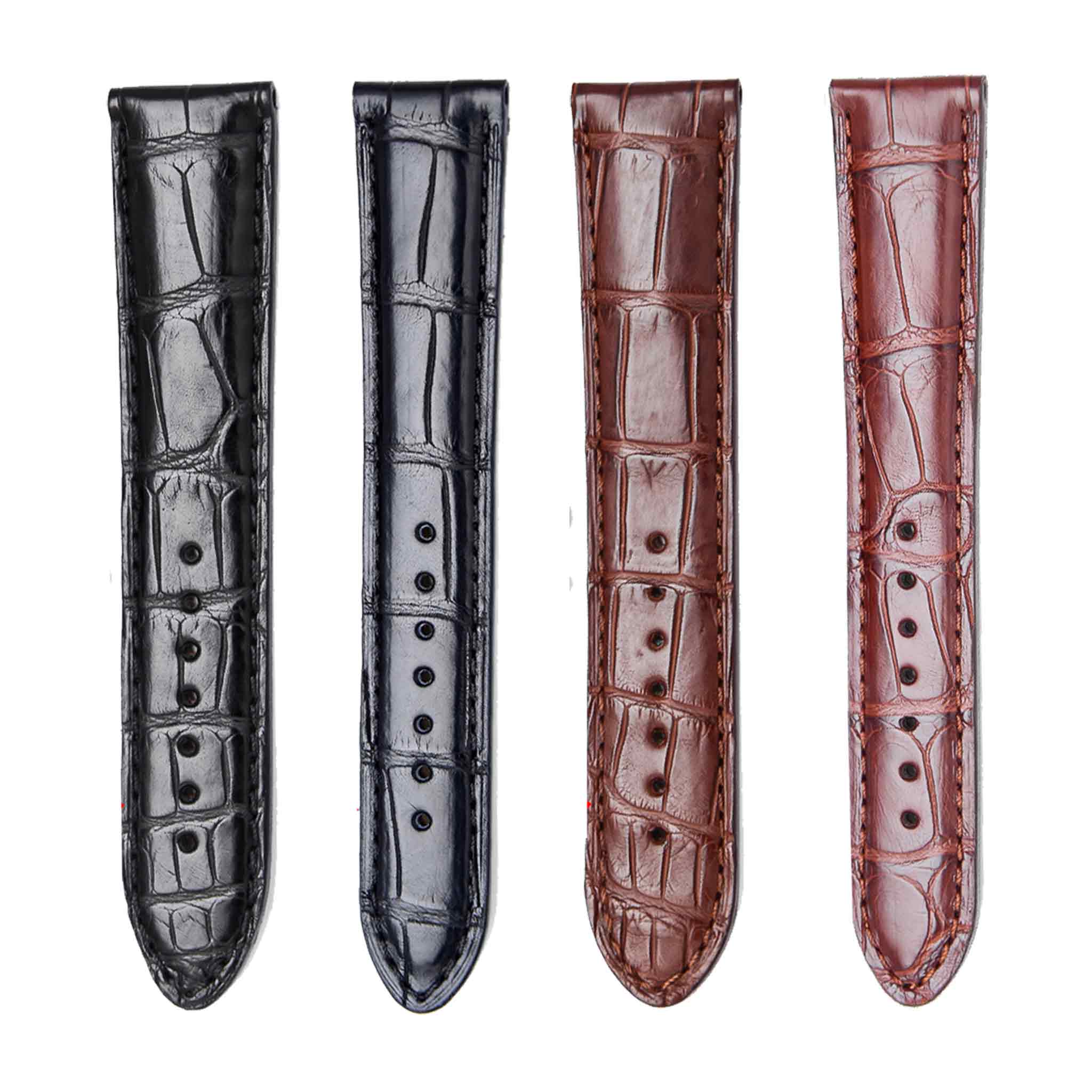 Montblanc Star Classique U0107115 Alligator Leather Watch Strap Multi Color Multi Size Compare