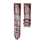 Montblanc TimeWalker 09674 Alligator Leather Watch Strap Brown And White Front