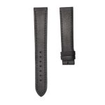 Nomos Tangente 123 Crazyhorse Leather Watch Strap Black Black Stitching Front
