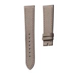 Nomos Tangente 123 Elephant Grain Cowhide Leather Watch Strap Gray Front