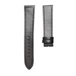 Nomos Tangente 123 Patent Leather Watch Strap Black Matte Front
