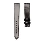 Nomos Tangente 123 Shell Cordovan Leather Watch Strap Black Front