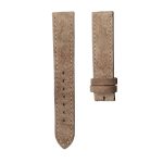 Nomos Tangente 123 Suede Leather Watch Strap Brown Front