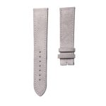 Nomos Tangente 123 Suede Leather Watch Strap Gray Front