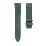 Nomos Tangente 123 Suede Leather Watch Strap Green Front