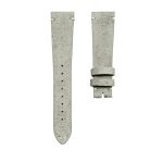 Nomos Tangente 123 Suede Leather Watch Strap Sage Grey Front
