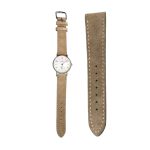 Nomos Tangente 123 Suede Leather Watch Strap Watch Match