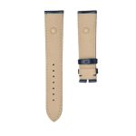 Blue Alligator Leather Watch Strap Back Front View For Omega De Ville 434.13.40.20.02.001 424.13.40.20.02.002 424.13.40.21.02.001