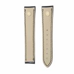 Back Black Glossy Alligator Leather Watch Strap Fit Omega De Ville Ref 424.13.40.20.02.001 433.33.41.21.03.001