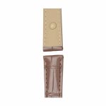 Brown Alligator Leather Watch Strap Back View For Omega Speedmaster 324.38.38.50.55.001