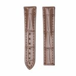 Brown Alligator Leather Watch Strap Front View For Omega Speedmaster 324.38.38.50.55.001