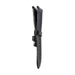 Side View Black Glossy Alligator Leather Watch Strap Showcase For Panerai Luminor PAM01312 PAM00523