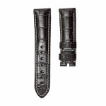Dark Brown Glossy Alligator Leather Watch Strap For Panerai Luminor Ref PAM01312 PAM00523
