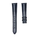 Dark Blue Circular Grain Alligator Leather Watch Strap With Pin Buckle Replacement Band For Patek Philippe Complications 5205 5961