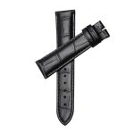Patek Philippe Alligator Leather Watch Strap Black Cross Display
