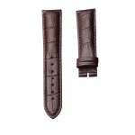 Patek Philippe Alligator Leather Watch Strap Brown No Buckle Front
