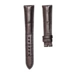 Patek Philippe Complications 4936R-001 Alligator Leather Watch Strap Cane Grain Gloss Dark Brown Front