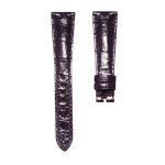 Patek Philippe Complications 4936R-001 Alligator Leather Watch Strap Cane Grain Gloss Dark Purple Front
