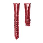 Patek Philippe Complications 4936R-001 Alligator Leather Watch Strap Cane Grain Gloss Red Front