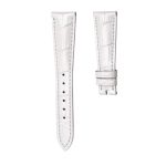 Patek Philippe Complications 4936R-001 Cowhide Leather Watch Strap Cane Grain White Front