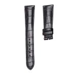 Patek Philippe Complications 5035 Alligator Leather Watch Strap Black Deployant Buckle Front