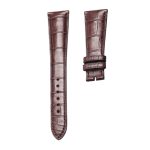 Patek Philippe Complications 5035 Alligator Leather Watch Strap Brown Deployant Buckle Front