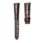 Patek Philippe Complications 5035 Alligator Leather Watch Strap Darkbrown Deployant Buckle Front